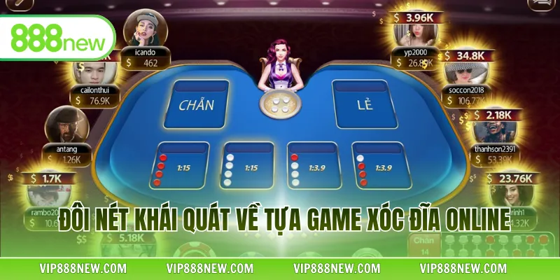 Đôi nét khái quát về tựa game xóc đĩa online